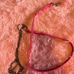 Hot Pink Chain Belt